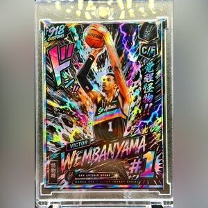 Victor Wembanyama Custom 6 Card Lot SSP Manga Cracked Ice Holo Spurs 🔥 Rare
